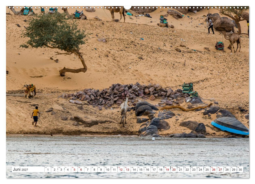 Ägypten Landschaften am Nil (CALVENDO Premium Wandkalender 2027)