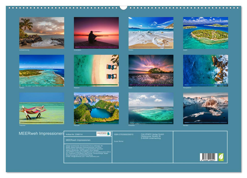 MEERweh Impressionen (CALVENDO Wandkalender 2027)