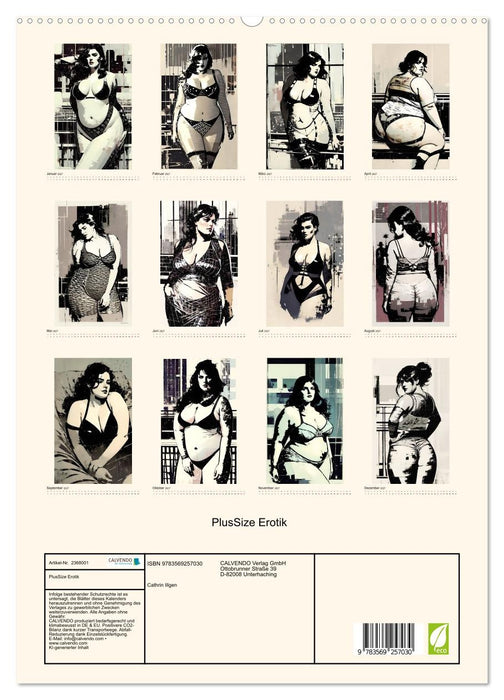 PlusSize Erotik (CALVENDO Premium Wandkalender 2027)