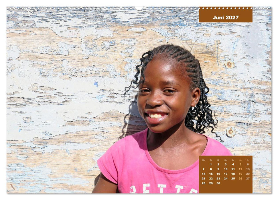 Kinderporträts aus Afrika (CALVENDO Wandkalender 2027)