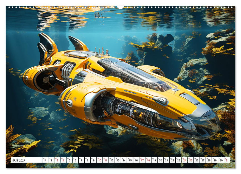 Futuristische U-Boote (CALVENDO Premium Wandkalender 2027)
