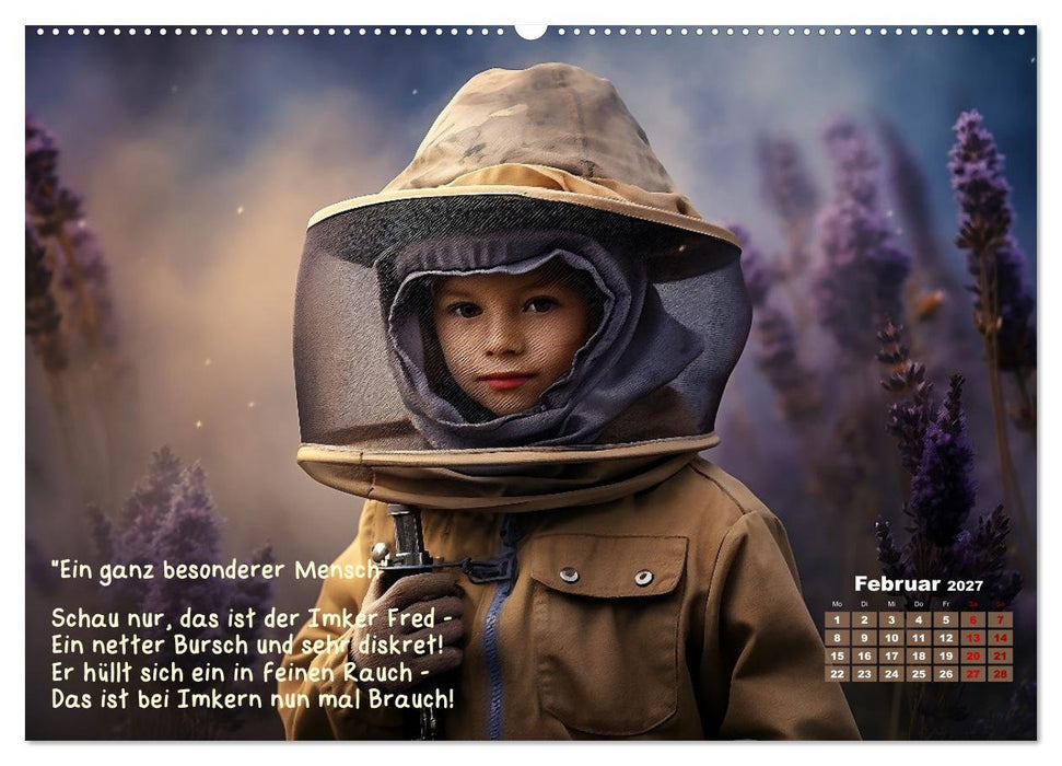 Hallo! Ich bin die Honigbiene (CALVENDO Wandkalender 2027)