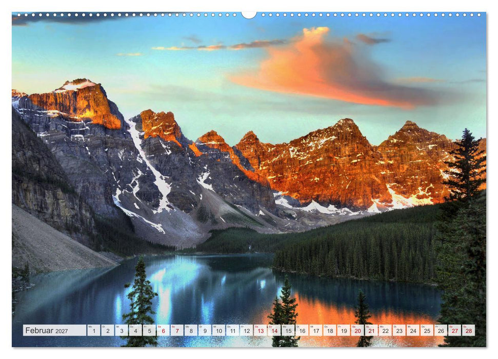 Berge - Die schönsten Gipfel der Welt (CALVENDO Premium Wandkalender 2027)