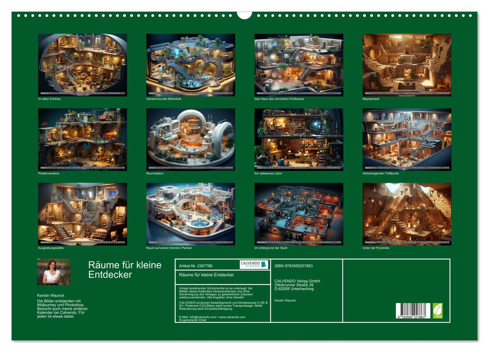 Räume für kleine Entdecker (CALVENDO Wandkalender 2027)