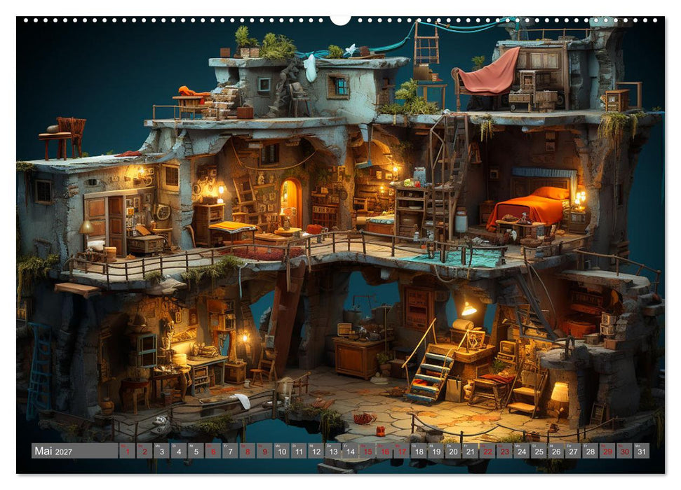 Räume für kleine Entdecker (CALVENDO Wandkalender 2027)