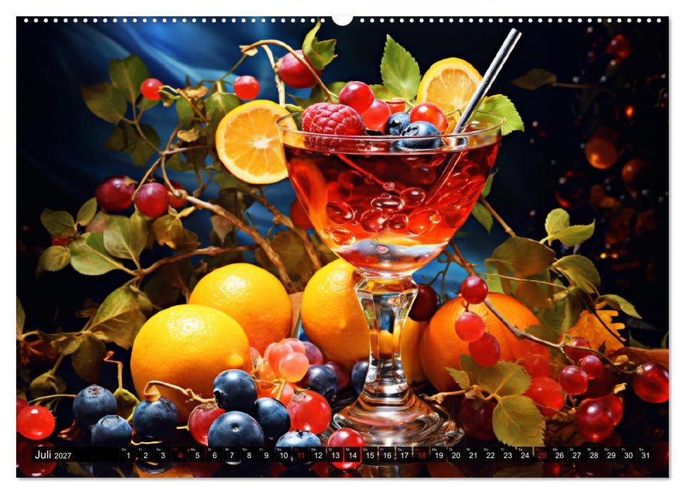 Cocktails. Fruchtige Getränke-Vielfalt (CALVENDO Premium Wandkalender 2027)