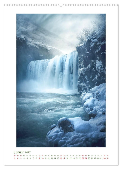 Malerische Wasserfälle (CALVENDO Wandkalender 2027)