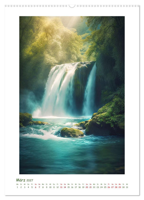 Malerische Wasserfälle (CALVENDO Wandkalender 2027)