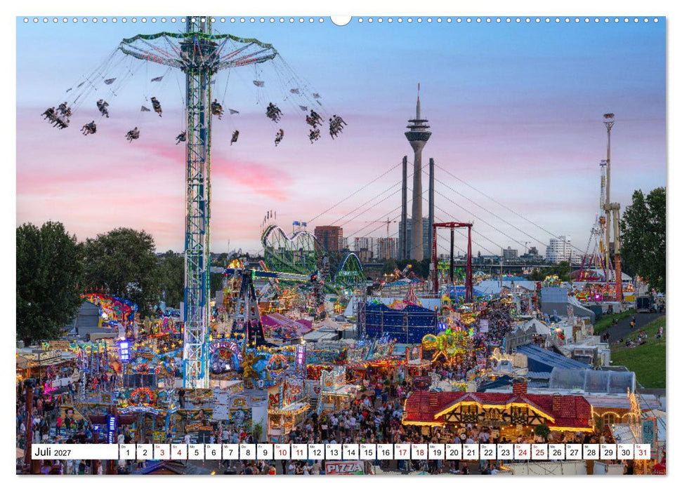 Urbane Impressionen. Düsseldorf - Moderne Stadt mit grünem Herz. (CALVENDO Premium Wandkalender 2027)