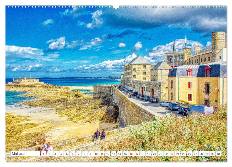Normandie und Bretagne - Frankreichs schöner Nordwesten (CALVENDO Wandkalender 2027)
