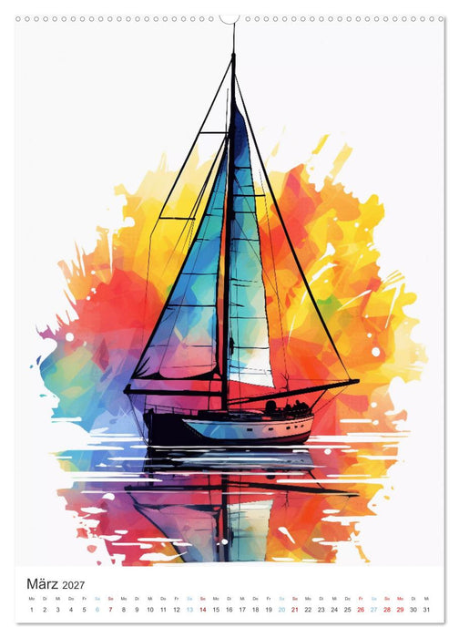Segeln und Regatta (CALVENDO Premium Wandkalender 2027)