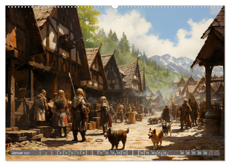 Das Leben damals im Norden (CALVENDO Premium Wandkalender 2027)
