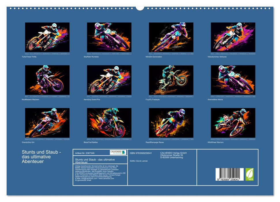 Stunts und Staub - das ultimative Abenteuer (CALVENDO Premium Wandkalender 2027)
