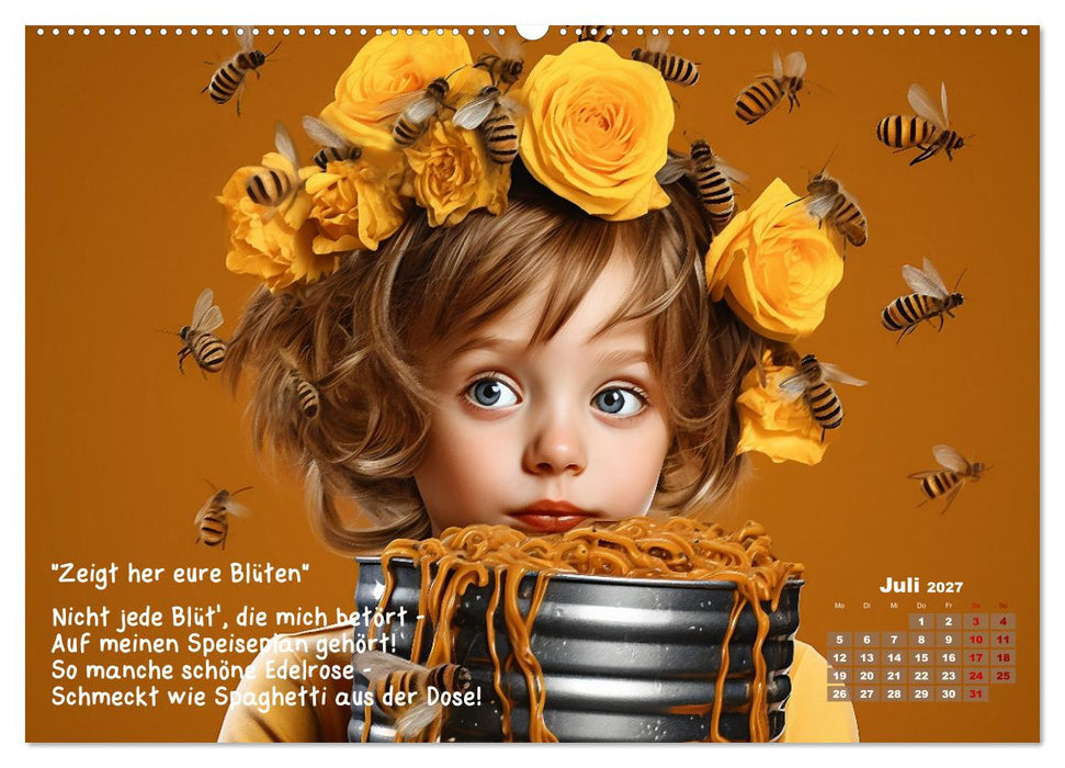 Hallo! Ich bin die Honigbiene (CALVENDO Premium Wandkalender 2027)