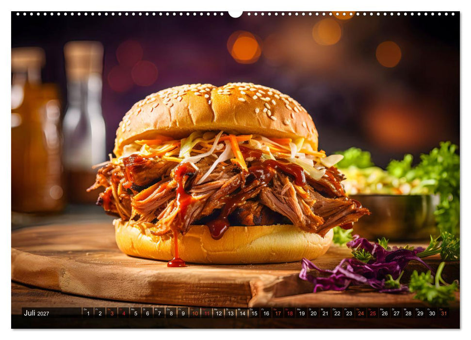 Mampf mit Kult! - Für Liebhaber von Fastfood-Klassikern (CALVENDO Premium Wandkalender 2027)