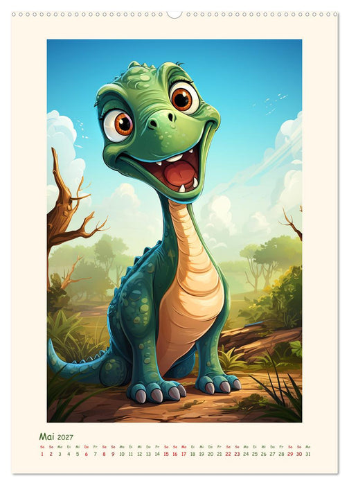 Happy Dinos (CALVENDO Premium Wandkalender 2027)