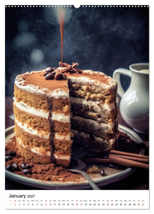 Cake Heaven (CALVENDO Monthly Calendar 2027)