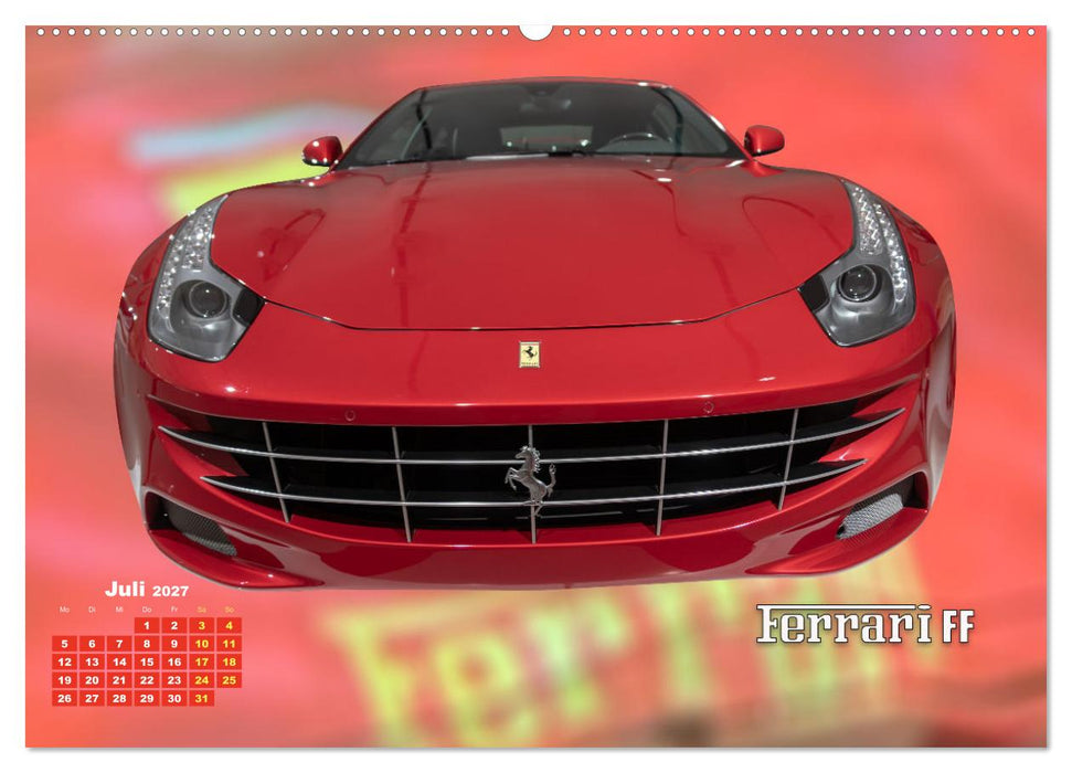 Ferrari - Synonym für Motorsport (CALVENDO Premium Wandkalender 2027)