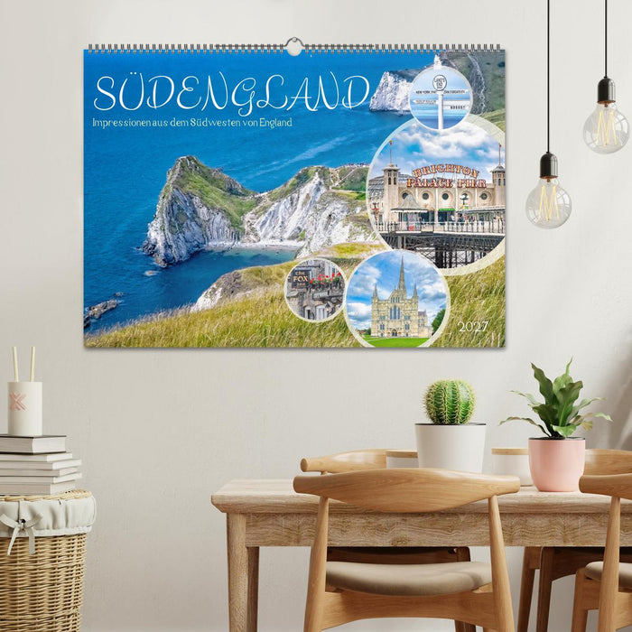 Südengland - Impressionen aus dem Südwesten von England (CALVENDO Wandkalender 2027)