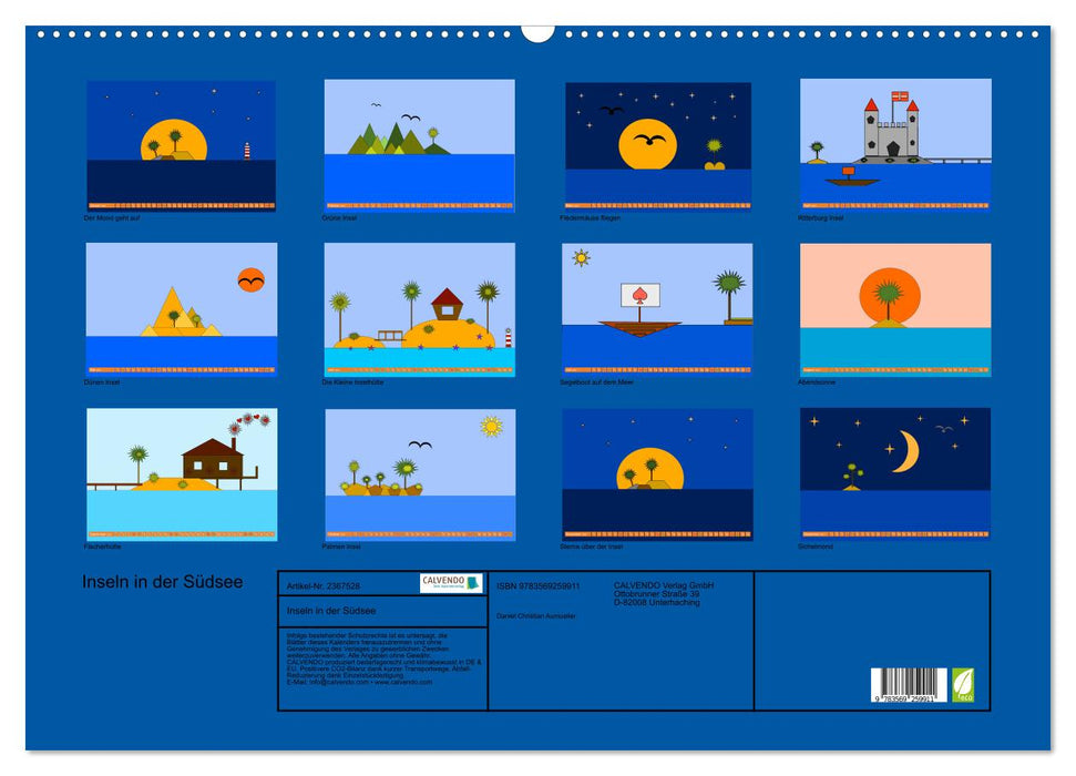 Inseln in der Südsee (CALVENDO Wandkalender 2027)