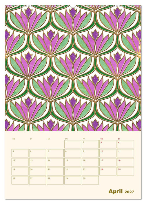 Art Deco Planer (CALVENDO Wandkalender 2027)