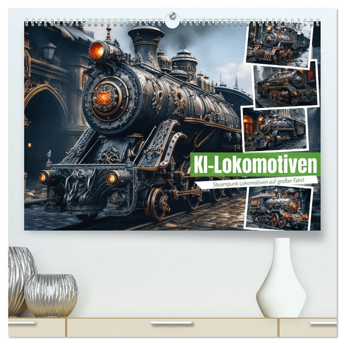 KI-Lokomotiven (CALVENDO Premium Wandkalender 2027)