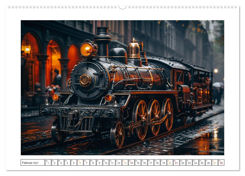 KI-Lokomotiven (CALVENDO Premium Wandkalender 2027)