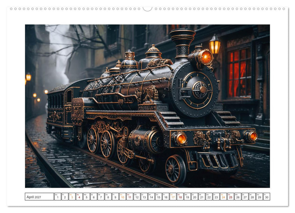 KI-Lokomotiven (CALVENDO Premium Wandkalender 2027)