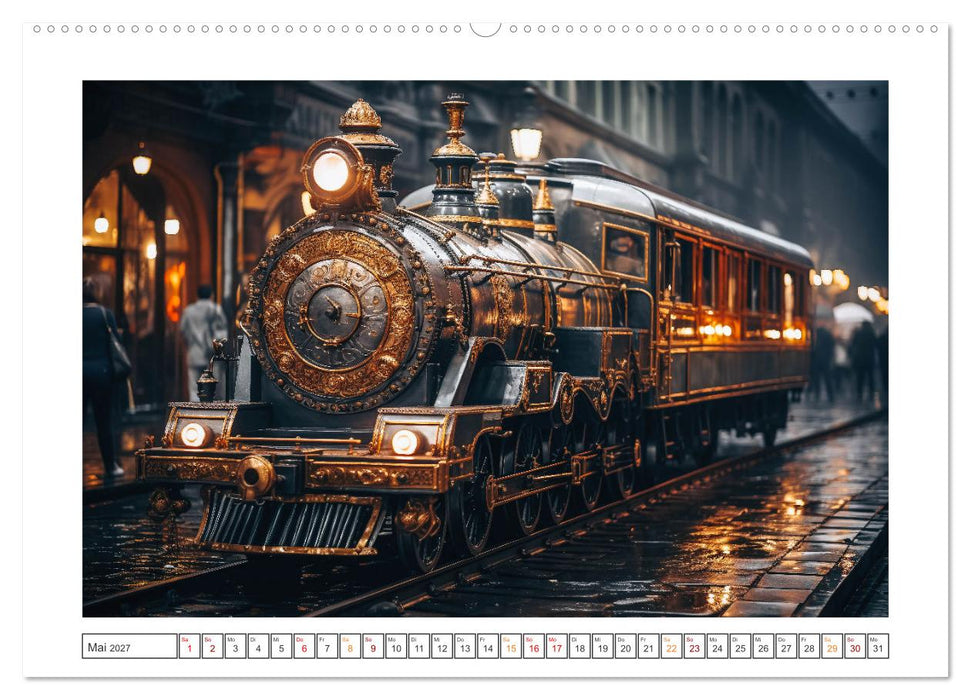 KI-Lokomotiven (CALVENDO Premium Wandkalender 2027)