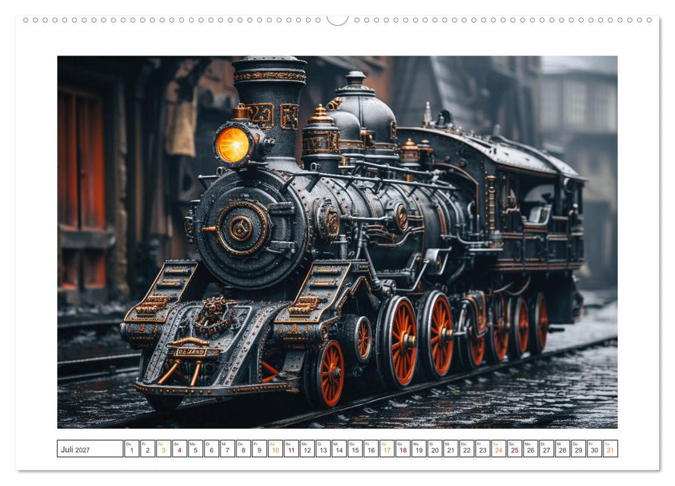 KI-Lokomotiven (CALVENDO Premium Wandkalender 2027)