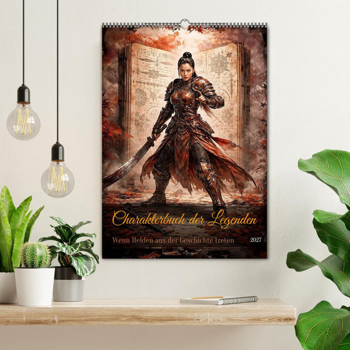 Charakterbuch der Legenden (CALVENDO Wandkalender 2027)