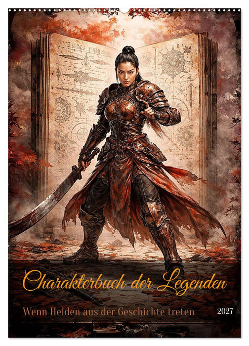 Charakterbuch der Legenden (CALVENDO Wandkalender 2027)