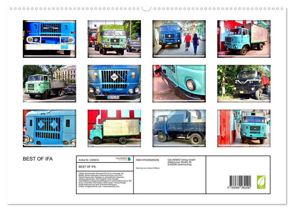 BEST OF IFA (CALVENDO Premium Wandkalender 2027)