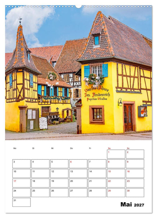 Elsass - Impressionen (CALVENDO Wandkalender 2027)