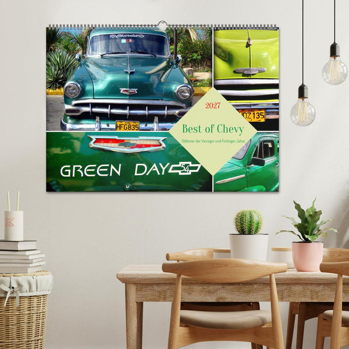 Best of Chevy - Oldtimer der Vierziger und Fünfziger Jahre (CALVENDO Wandkalender 2027)