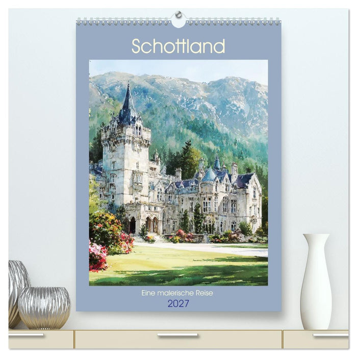 Schottland. Eine malerische Reise (CALVENDO Premium Wandkalender 2027)