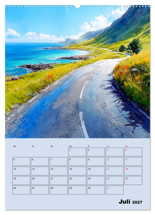 Schottland. Eine malerische Reise (CALVENDO Premium Wandkalender 2027)