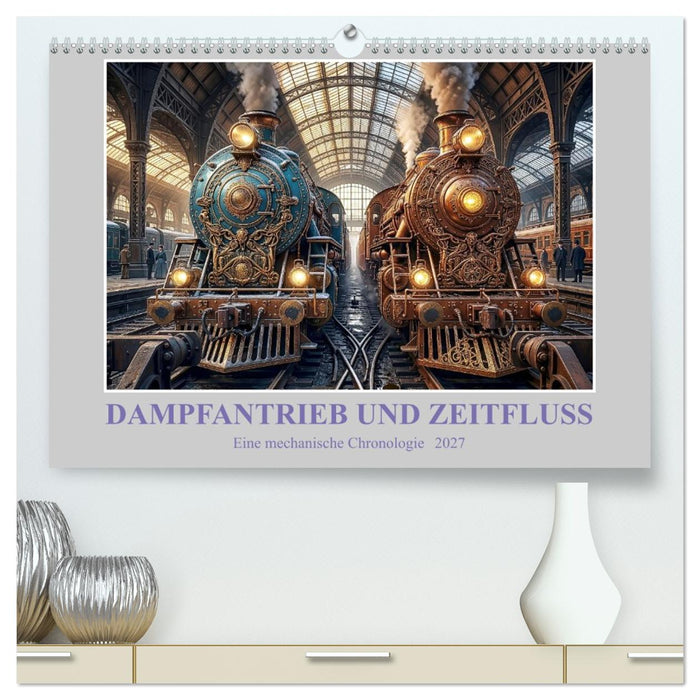 Dampfantrieb und Zeitfluss: Eine mechanische Chronologie (CALVENDO Premium Wandkalender 2027)