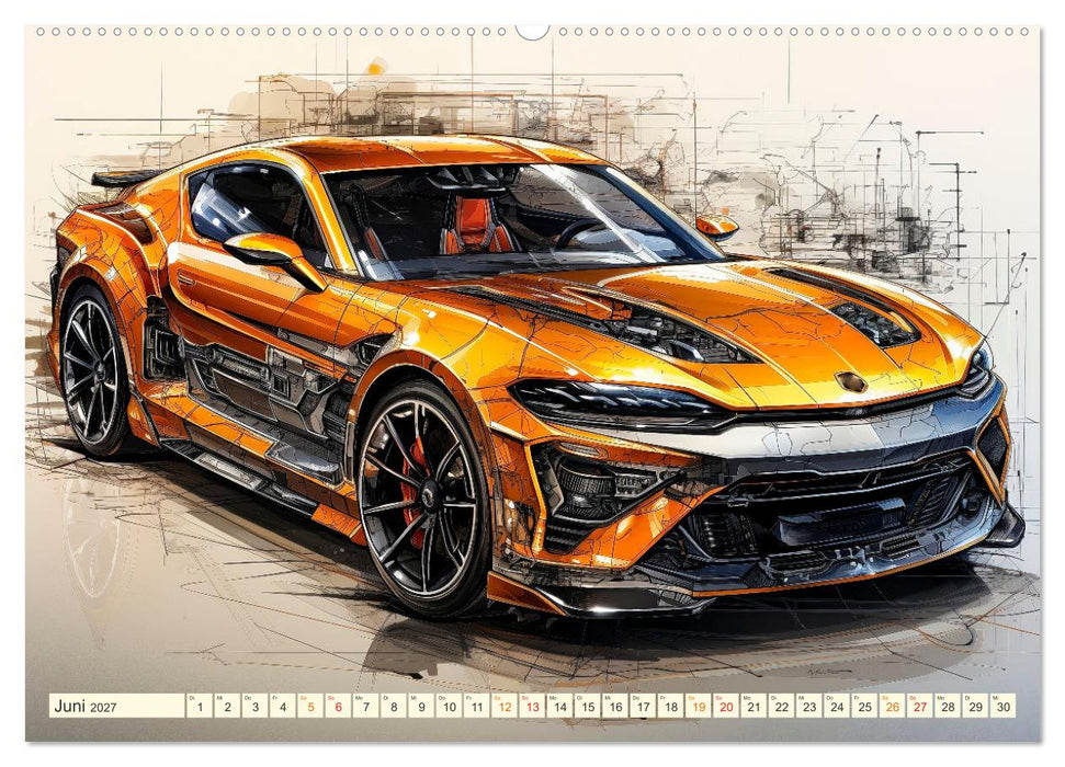 Blickpunkt Auto Design Zukunft (CALVENDO Premium Wandkalender 2027)