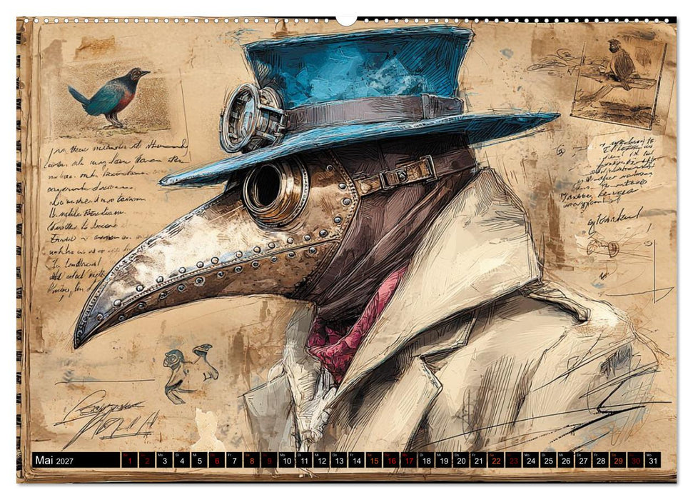Wo die Masken Schatten werfen (CALVENDO Premium Wandkalender 2027)