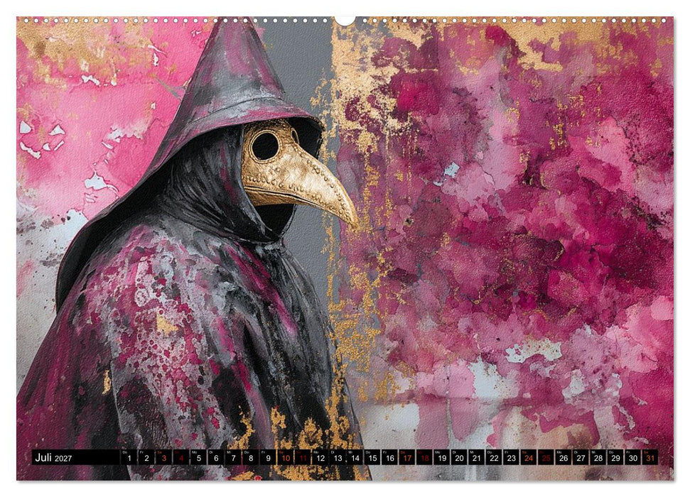 Wo die Masken Schatten werfen (CALVENDO Premium Wandkalender 2027)