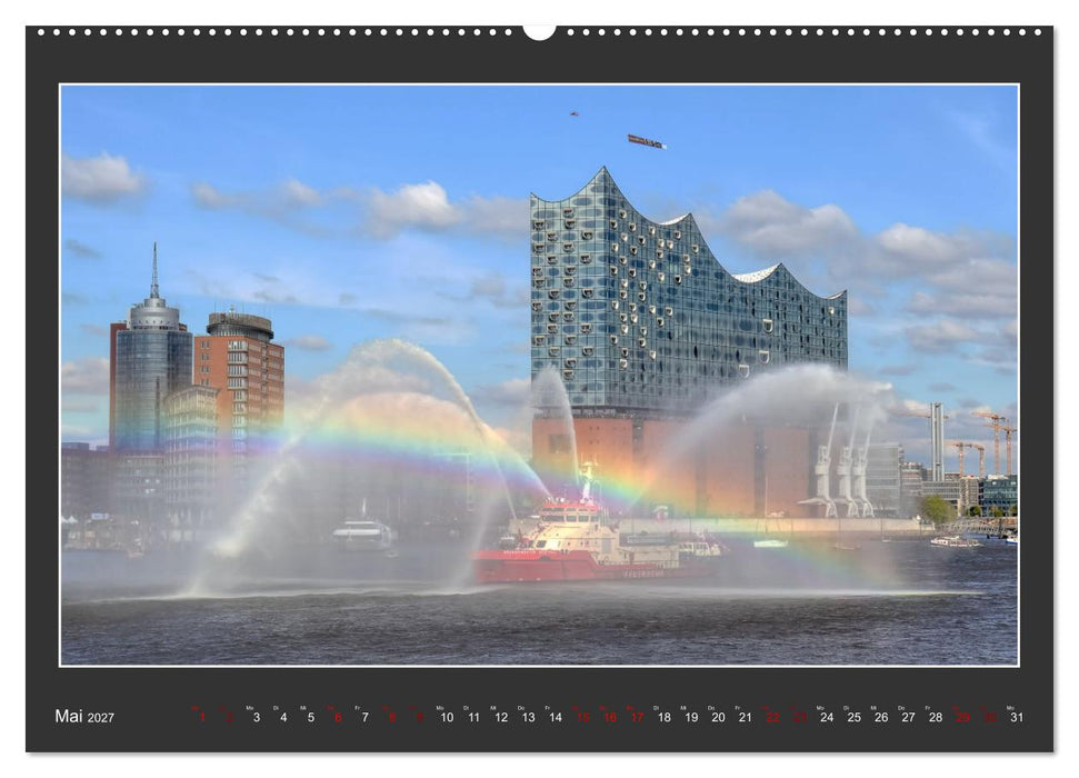 Wahrzeichen Elbphilharmonie (CALVENDO Premium Wandkalender 2027)