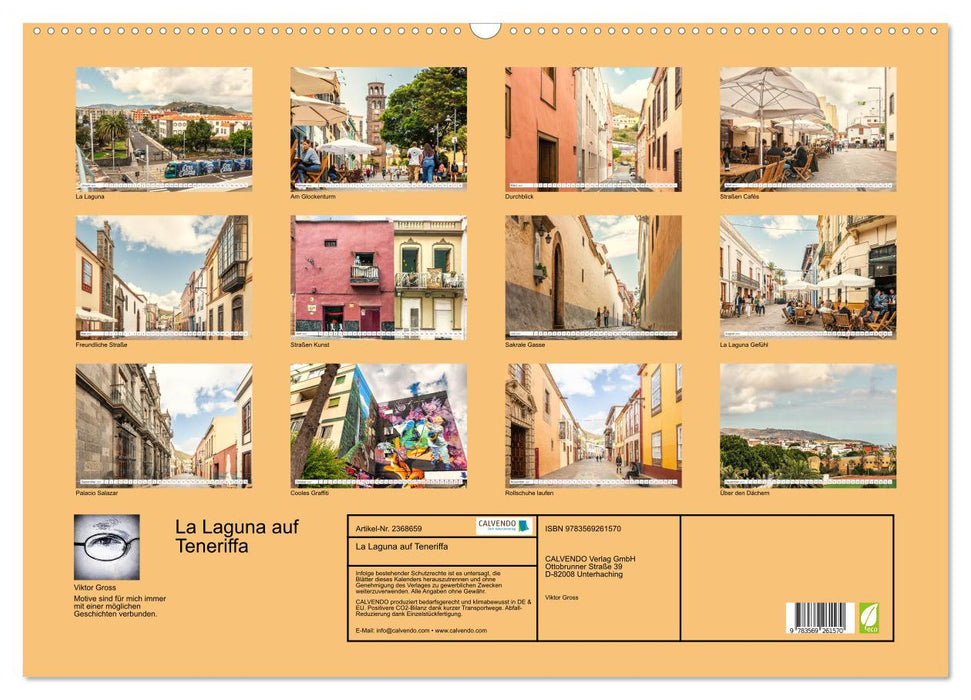 La Laguna auf Teneriffa (CALVENDO Wandkalender 2027)