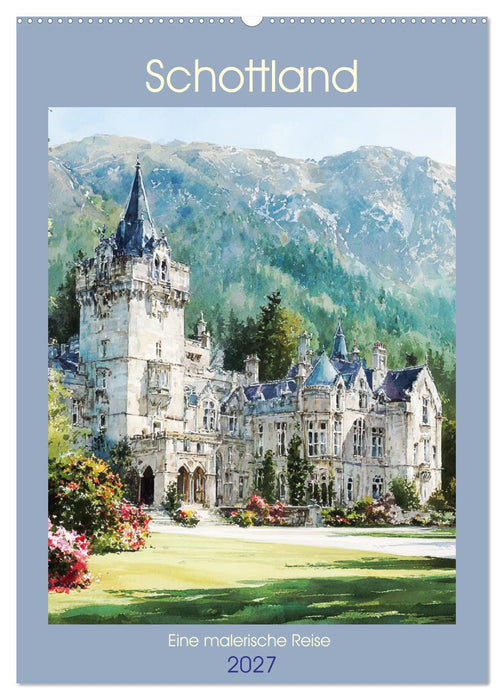 Schottland. Eine malerische Reise (CALVENDO Wandkalender 2027)