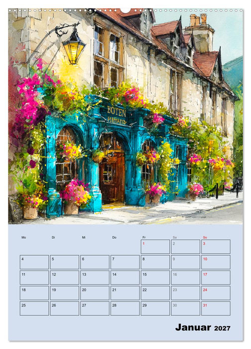 Schottland. Eine malerische Reise (CALVENDO Wandkalender 2027)