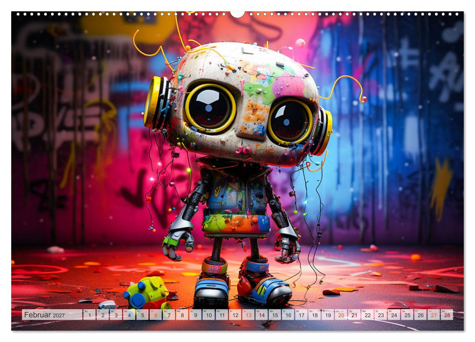 Die Welt der kleinen Robots (CALVENDO Wandkalender 2027)