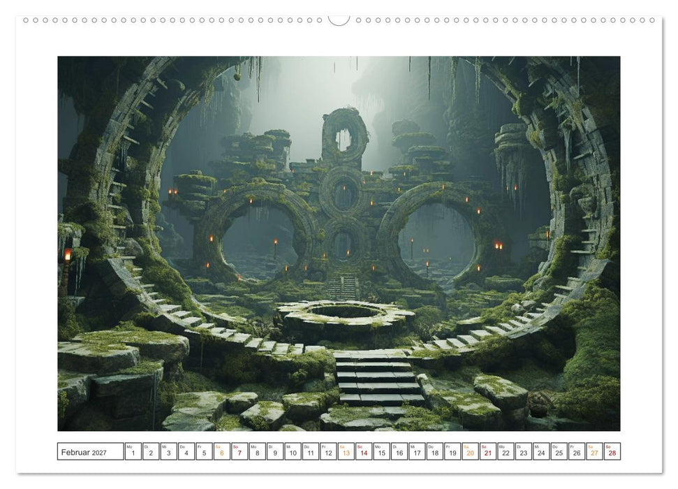 Irrgärten und Labyrinthe (CALVENDO Wandkalender 2027)