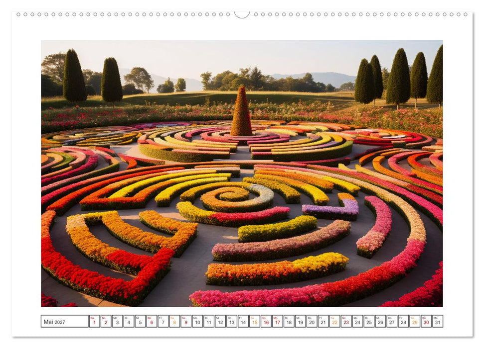 Irrgärten und Labyrinthe (CALVENDO Wandkalender 2027)