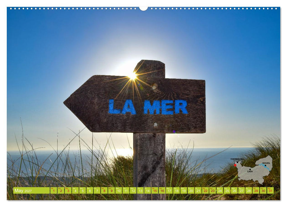 The Coasts of Normandy from Mont Saint-Michel to Étretat (CALVENDO Premium-Calendar 2027)
