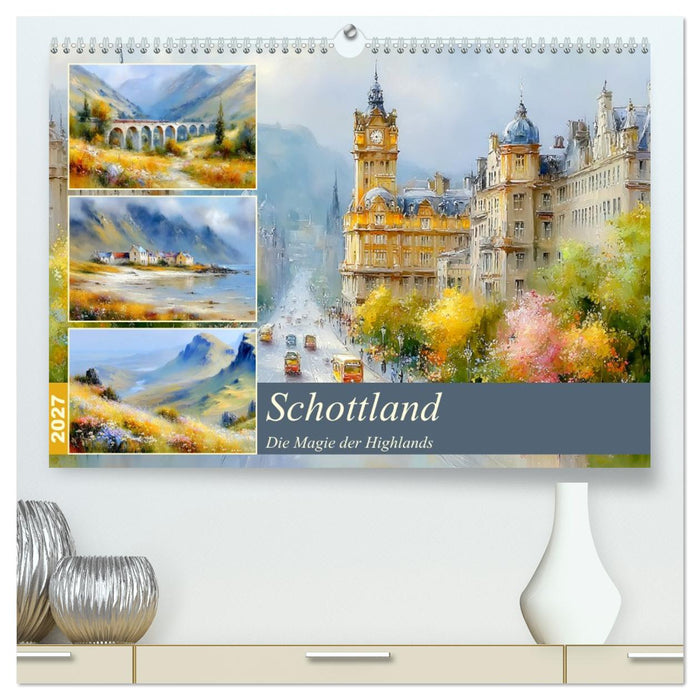 Schottland. Die Magie der Highlands (CALVENDO Premium Wandkalender 2027)